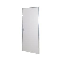 Kit Porta de Madeira Lisa 212x75cm com Batente de Aluminio 3,6cm Ecomadeiral MGM - 2