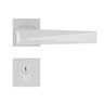 Fechadura Ascot Cromo Acetinado Externa - 1