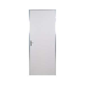 Kit Porta de Madeira Lisa 212x75cm com Batente de Aluminio 3,6cm Ecomadeiral Mgm