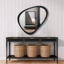 Ver imagem 3 de Espelho Emoldurado Gringa Preto M 100x80cm Orgânico