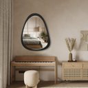 Ver imagem 2 de Espelho Emoldurado Gringa Preto M 100x80cm Orgânico