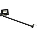 Ver imagem 7 de Suporte Refletor Inclinado Parede Braço 70 Cm Preto