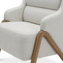 Ver mais imagens de Poltrona Decorativa Madri Pes Madeira Linho Tcs 701 Moll