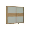 Ver imagem 1 de Guarda Roupa Casal 2 Portas Magnum Cedro/Salvia Carraro