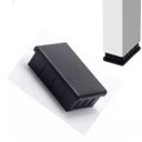 Ver imagem 4 de Kit 50 Unidades Tampa Plásticas Metalon 50x30 Preta Ponteira Interna