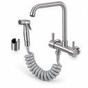 Ver imagem 3 de Kit Lavanderia Dallas Torneira com Chuveirinho Aço Inox 304