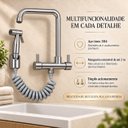 Ver imagem 5 de Kit Lavanderia Dallas Torneira com Chuveirinho Aço Inox 304