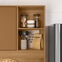 Ver mais imagens de Armário de Cozinha Compacto Zen 3 Portas 1 Gaveta Freijó e Caramelo