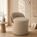 Ver imagem 1 de Puff com Encosto Orgânico Moderno para Recepção Sala Quarto