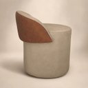 Ver imagem 5 de Puff com Encosto Orgânico Moderno para Recepção Sala Quarto