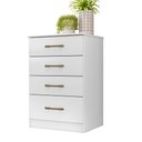 Ver imagem 1 de Cômoda Ms913 Organizadora Roupa para Quarto 4 Gavetas - Branco