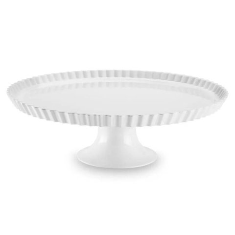 Boleira Brinox C/ Borda Buffet Branco 35,5x11,5cm 50301/012