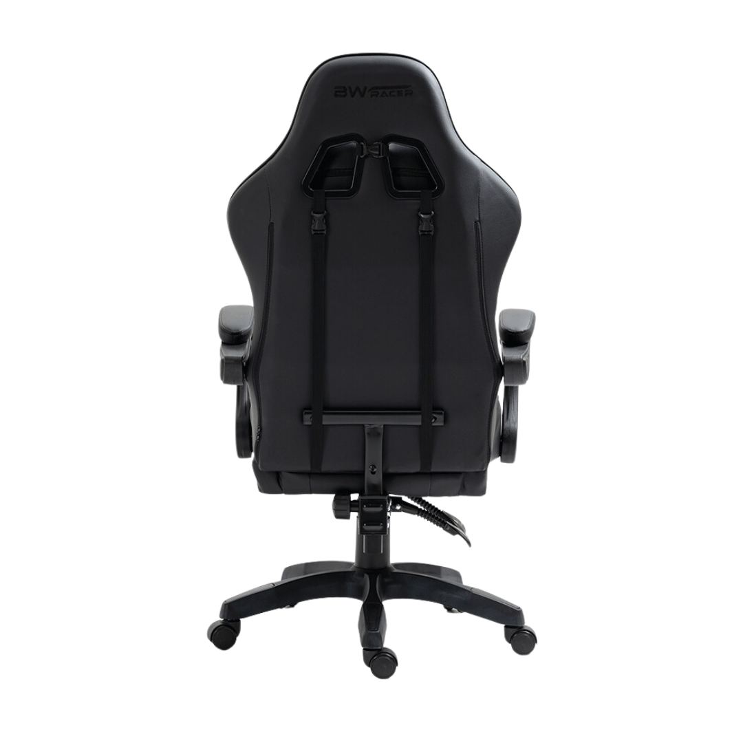 Cadeira Gamer Profissional Couro Estofado:preta - 5