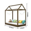Ver imagem 3 de Cama Montessoriana Infantil Madeira Maciça Madri Espresso Móveis