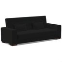 Ver imagem 1 de Sofá Cama Decorativo 210cm Beesley Linho Preto - Gran Belo