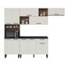 Armário de Cozinha Completa Itatiaia Vegas 10 Portas 1 Gaveta Freijó/Off White - 3