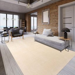 Tapete Sala Antiderrapante Carino 01 Off White 2,00x2,50m - 3