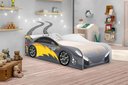 Ver imagem 4 de Cama Carro Fast Menino Chumbo Solteiro