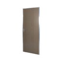 Ver imagem 2 de Kit Porta de Madeira Lisa 212x75cm com Batente de Aluminio 3,6cm Ecomadeiral MGM Abertura Esquerda Marrom/Carvalho Alpha
