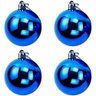 Kit 16 Bolas Azul Lisa Árvore Natal Decoração Natalino 60mm - 5