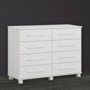 Ver imagem 1 de Cômoda para Quarto MDF/MDP 8 Gavetas San Marino Branco