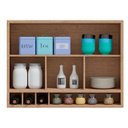 Ver imagem 4 de Armário Aéreo de Cozinha 120cm 2 Portas Basculantes Vidro Reflecta 100% MDF Vicenza Espresso Móveis