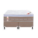Ver imagem 1 de Cama Box + Colchão Castor Com Massageador Queen Niponpedic One Face Tecnopedic 158x198x59cm