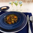 Ver imagem 7 de Jogo Mesa Posta Aparelho de Jantar Cerâmica e Faqueiro Inox Luxo 30 Peças 6 Pessoas