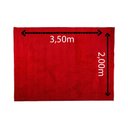 Ver imagem 3 de Tapete para Quarto ,sala ,escritório 2,00 X 3,50 Pelo Macio.:vermelho