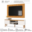 Ver imagem 3 de Painel com Rack Funcional para TV - Cava 155cm
