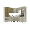 Ver imagem 3 de Cozinha Modulada de Canto Completa 8 Peças sem Tampo Linea Luciane Móveis