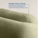 Ver imagem 7 de Sofá Modular 2 Lugares Bouclé Orla 190cm CabeCasa MadeiraOriginals Verde Água