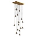 Ver imagem 1 de Lustre Pendente Sala Jantar Sarvah 15 Globos - Genesis