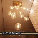 Ver imagem 2 de Lustre Pendente Sala Jantar Sarvah 15 Globos - Genesis