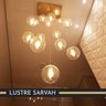 Lustre Pendente Sala Jantar Sarvah 15 Globos - Genesis - 2