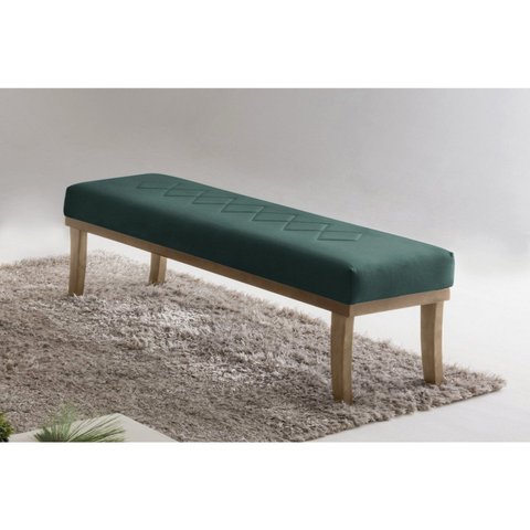 Puff 100cm Pés Mel Theo Verde