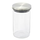 Ver imagem 1 de Pote De Vidro Hermético Borossilicato Redondo 850Ml Inox