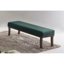 Ver imagem 1 de Puff 140cm Pés Imbuia Theo Verde