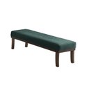 Ver imagem 2 de Puff 140cm Pés Imbuia Theo Verde