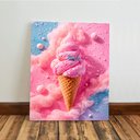 Ver imagem 4 de Kit 3 Quadro Decorativo Sorvete Sorveteria Moderno Est2 Qualidade Premium 28x20cm