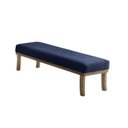 Ver imagem 2 de Puff 140cm Pés Mel Theo Azul