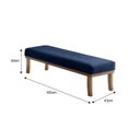 Ver imagem 3 de Puff 160cm Pés Mel Theo Azul