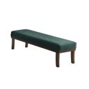 Ver imagem 2 de Puff 100cm Pés Imbuia Theo Verde