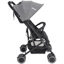 Ver imagem 2 de CARRINHO DE BEBE MASCOTE MELANGE GRAFITE WHOOP - KIDDO