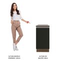Ver imagem 6 de Balcão Armário de Cozinha 40 cm 1 Porta Rustic/Preto Glamy Madesa