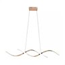 Pendente Lustre Luminária Led 35w 3000k Dourado Lp201d - 1