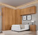 Ver imagem 1 de Dormitório Modulado Dallas 5 Peças Cinamomo Benetil