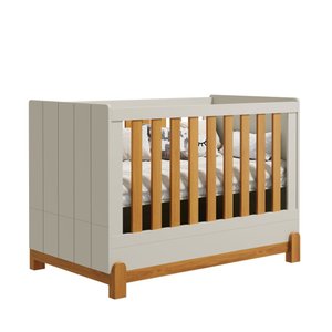 Berço Minicama Lotus com Frisos Areia/savana Reller