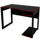 Ver imagem 5 de Mesa para Computador Escrivaninha Gamer Preto/Vermelho