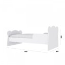 Ver imagem 4 de Quarto Infantil 4 Peças com Cama Roupeiro Cômoda e Nicho Docinho